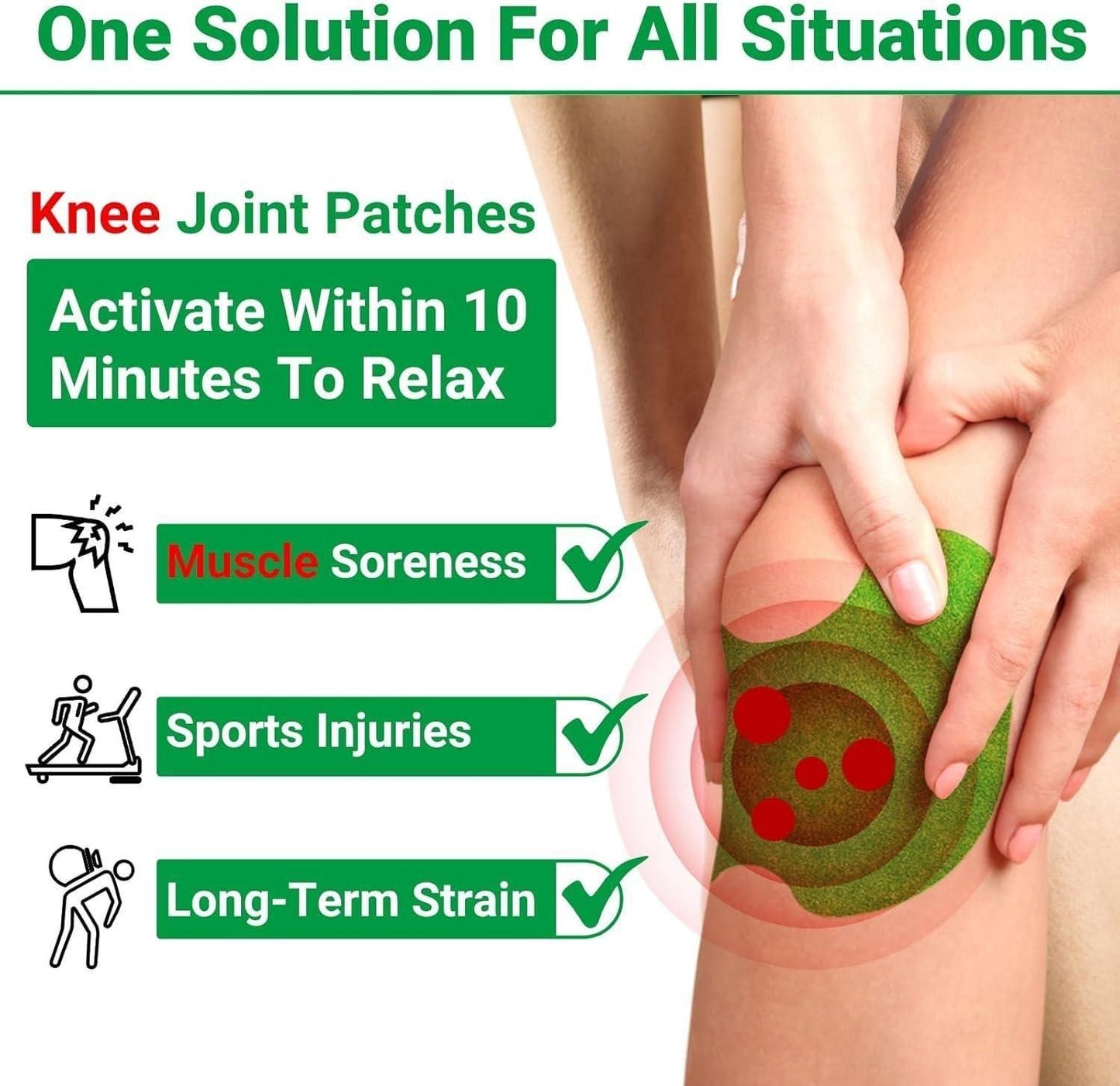 Herbal Knee Pain Relief Patche pack of 10,20,30 !